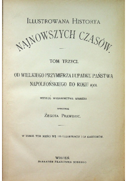 Ilustrowana historia najnowszych czasów  Tom III
