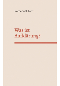 Was ist Aufklärung?