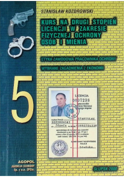 Kurs drugi stopień licencji w zakresie ochrony 5