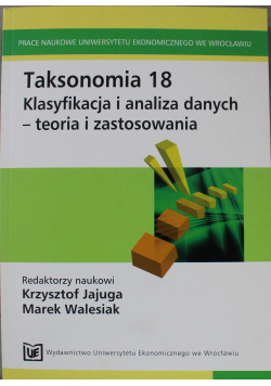 Taksonomia 18 Klasyfikacja i analiza danych teoria i zastosowania