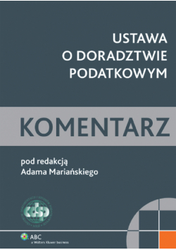 Ustawa o doradztwie podatkowym Komentarz