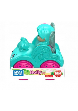 Mega Bloks Kwiatkowe wróżki w autku GKX83