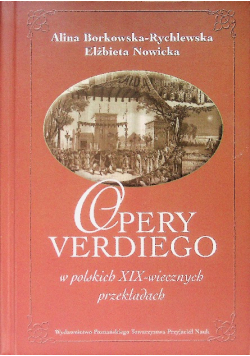 Opery Verdiego w polskich XIX-wiecznych przekładach