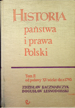 Historia państwa i prawa Polski