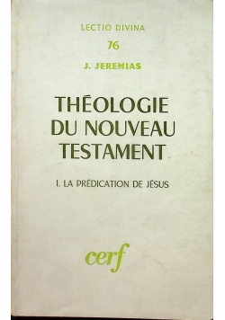 Theologie du nouveau testament