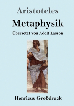 Metaphysik (Großdruck)