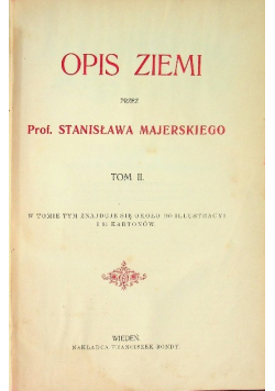 Opis Ziemi Tom 2 1903 r.