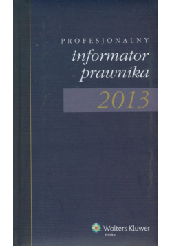 Pofesjonalny Informator Prawnika 2013
