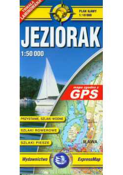 Jeziorak mapa turystyczna 1:50 000
