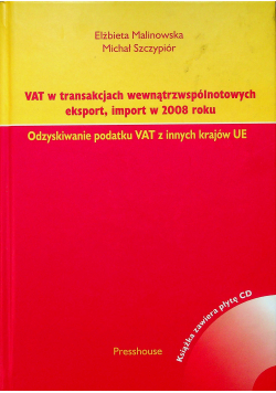 Vat w transakcjach wewnątrzwspólnotowych eksport import w 2008 roku