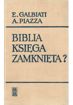 Biblia Księga Zamknięta
