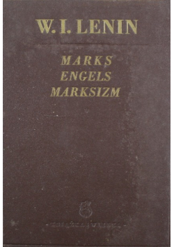 Marks Engels Marksizm 1949 r.