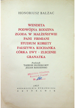 Wendeta  Podwójna  rodzina