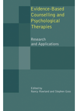 Evidence Based Counselling and Psychological Therapies