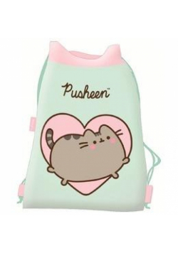 Worek na obuwie Pusheen mint