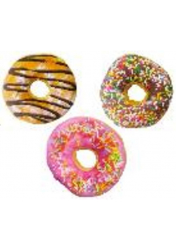 Poduszka doughnut mix wzorów ROZETTE