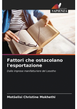 Fattori che ostacolano l'esportazione