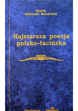 Najstarsza poezja polsko-łacińska
