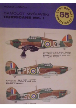 Samolot myśliwski Hurricane MK I Wydanie I