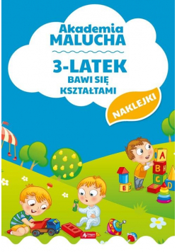 Akademia malucha 3-latek bawi się kształtami