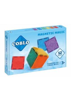 Klocki magnetyczne 12 płytek