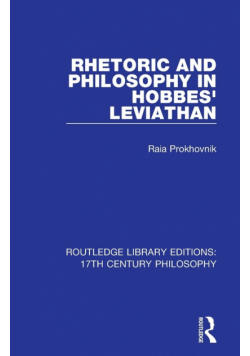 Rhetoric and Philosophy in Hobbes' Leviathan