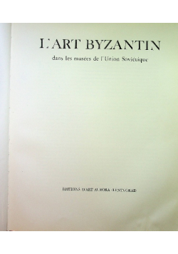L art Byzantin
