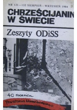Chrześcijanin w świecie Zeszyty ODiSS