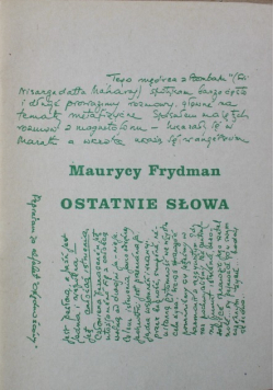 Ostatnie słowa