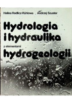 Hydrologia i hydraulika z elementami hydrogeologii