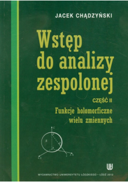Wstęp do analizy zespolonej część 2