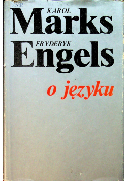 Marks Engels O języku