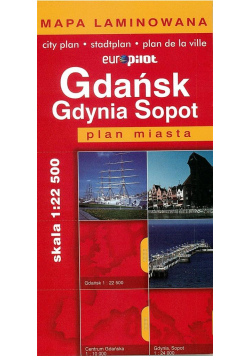 Plan Miasta EuroPilot. Gdańsk Gdynia Sopot laminat
