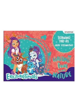 Blok rysunkowy A4/20K biały Enchantimals (20szt)