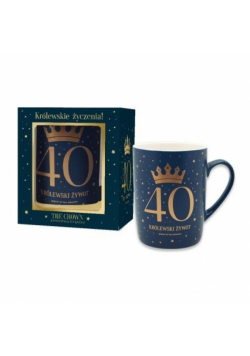 Kubek The Crown-40M granatowy