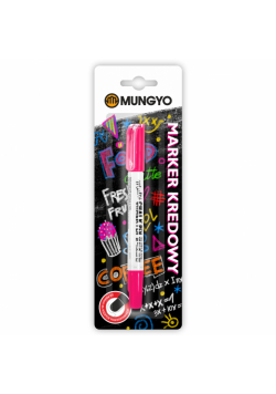 Marker kredowy MUNGYO różowy na blistrze
