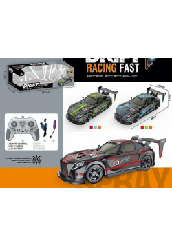 Auto R/C Drift elastyczna karoseria USB MIX