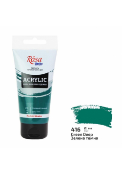 Farba akrylowa deep green 416 75ml