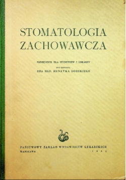 Stomatologia zachowawcza