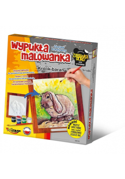 Wypukła malowanka Futrzak - Królik baran