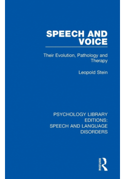 Speech and Voice