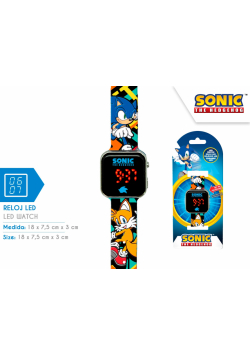 Zegarek LED z kalendarzem Sonic SNC4228M