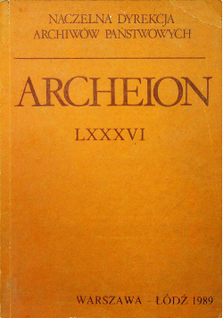 Archeion LXXXVI