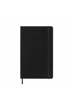 Kalendarz 2025 12M Moleskine L tygodniowy czarny 13x21