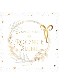 Zaproszenie Rocznica Ślubu (10szt)
