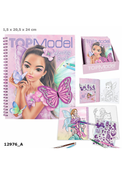 Kolorowanka z cekinami Fairy Love motyl Top Model 12976A