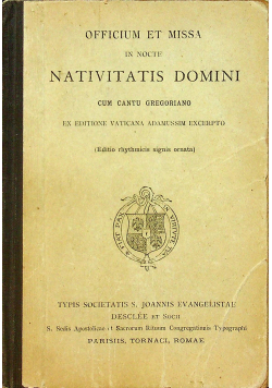 In nocte nativitatis domini 1926 r
