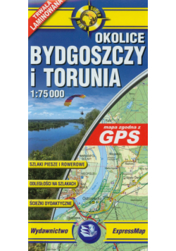 Okolice Bydgoszczy i Torunia mapa