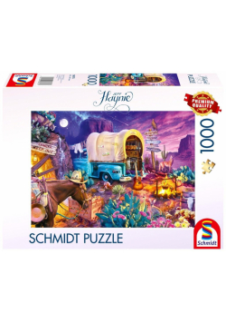 Puzzle 1000 PQ  Jeff Haynie Biwak na dzikim zachodzie 113364