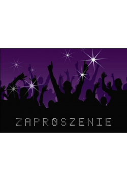 Zaproszenie ZZ-007 Młodzieżowe 18 (5 szt.)